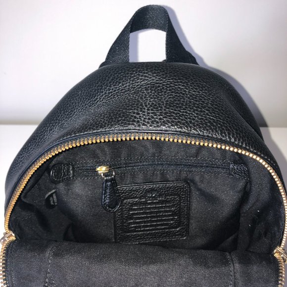 COACH Mini Charlie Backpack Rucksack Billie 38263 37621 Black - Picture 5 of 5